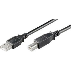 Goobay 18m Black USB Cable - Durable & High-Speed Connectivity for All Your Devices